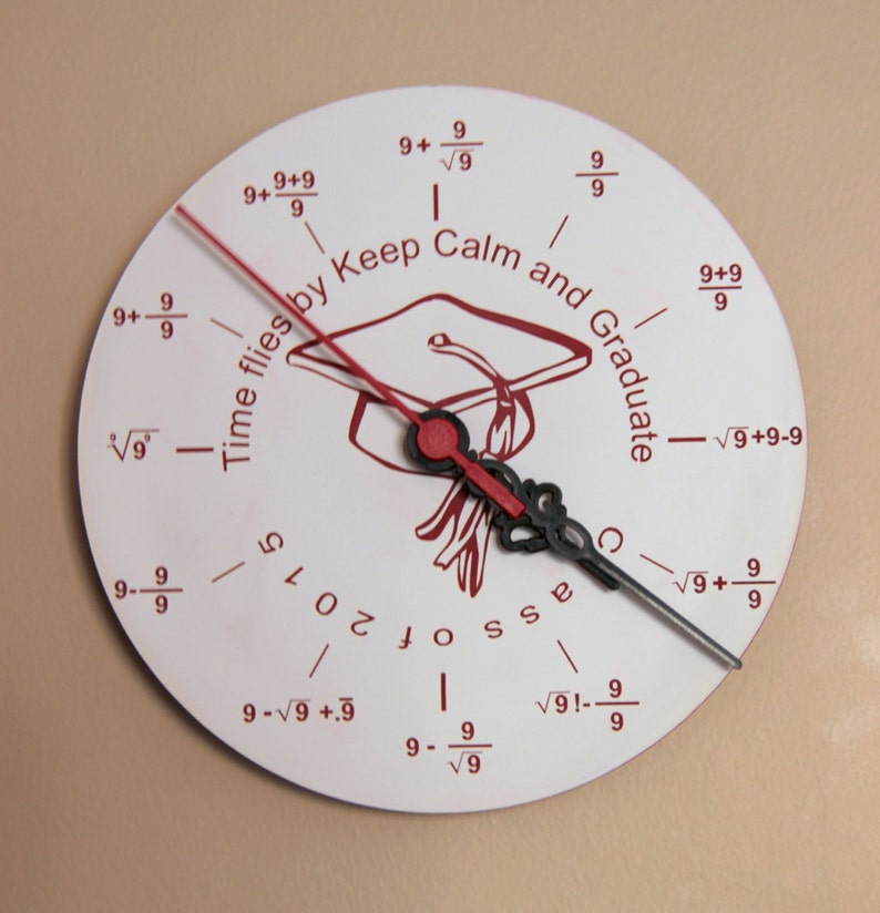 math geek clock math geek clock