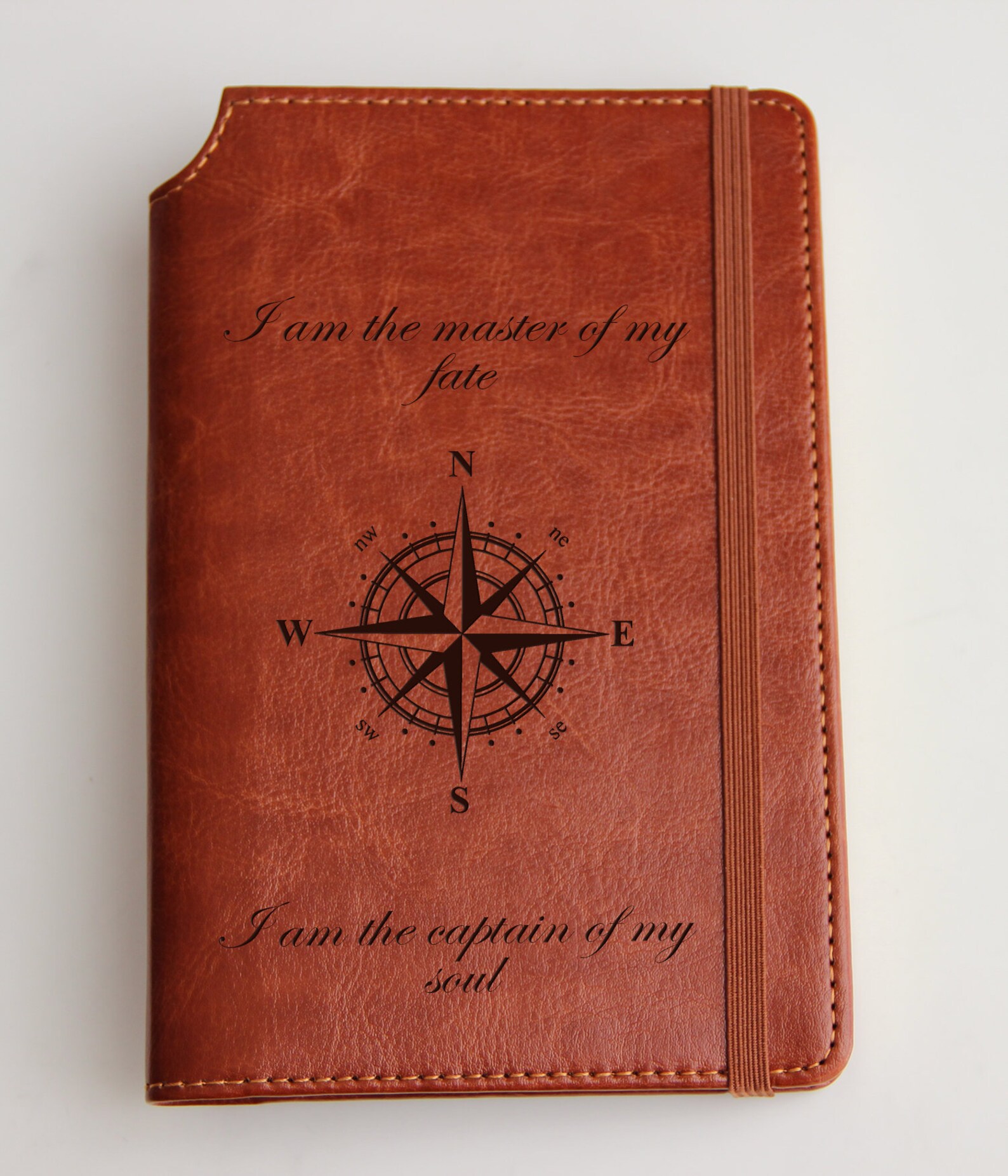 Custom Compass Rose Journal Laser Engraved Journal Fully Etsy UK