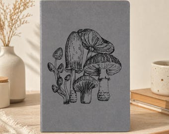 Thin Vegan Leather Notebook | Lined Pages Pocket Journal Everyday Carry