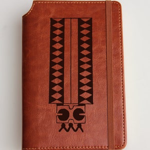 Personalized engraved company logo leather bound, elastic strip with the same color company,firm,