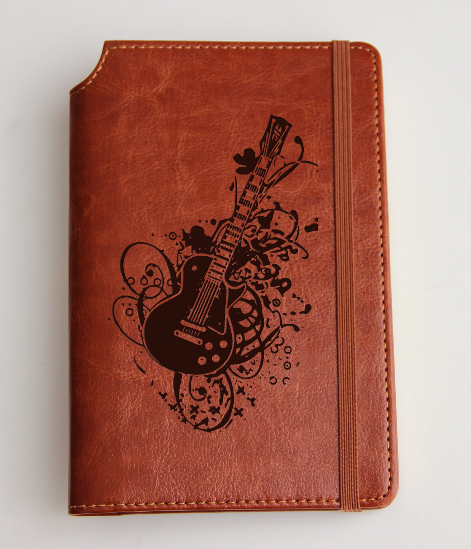 Guitar Journal from your photo with custom quote or custom Etsy