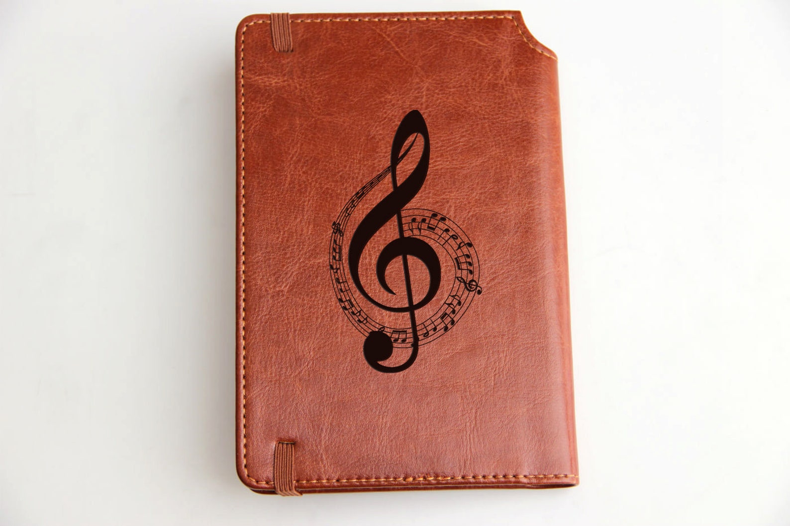 Custom Designed Music Notes Journal With Custom Quote or | Etsy