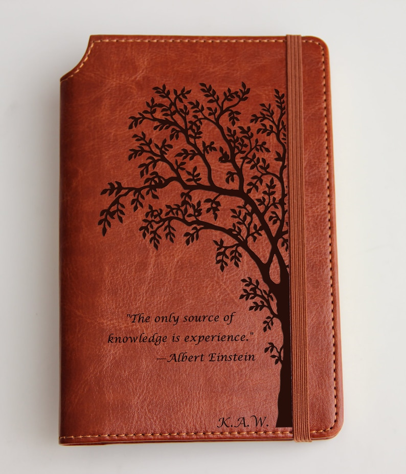 Fully Customizable Laser Engraved Elephant Notebook Journal Etsy