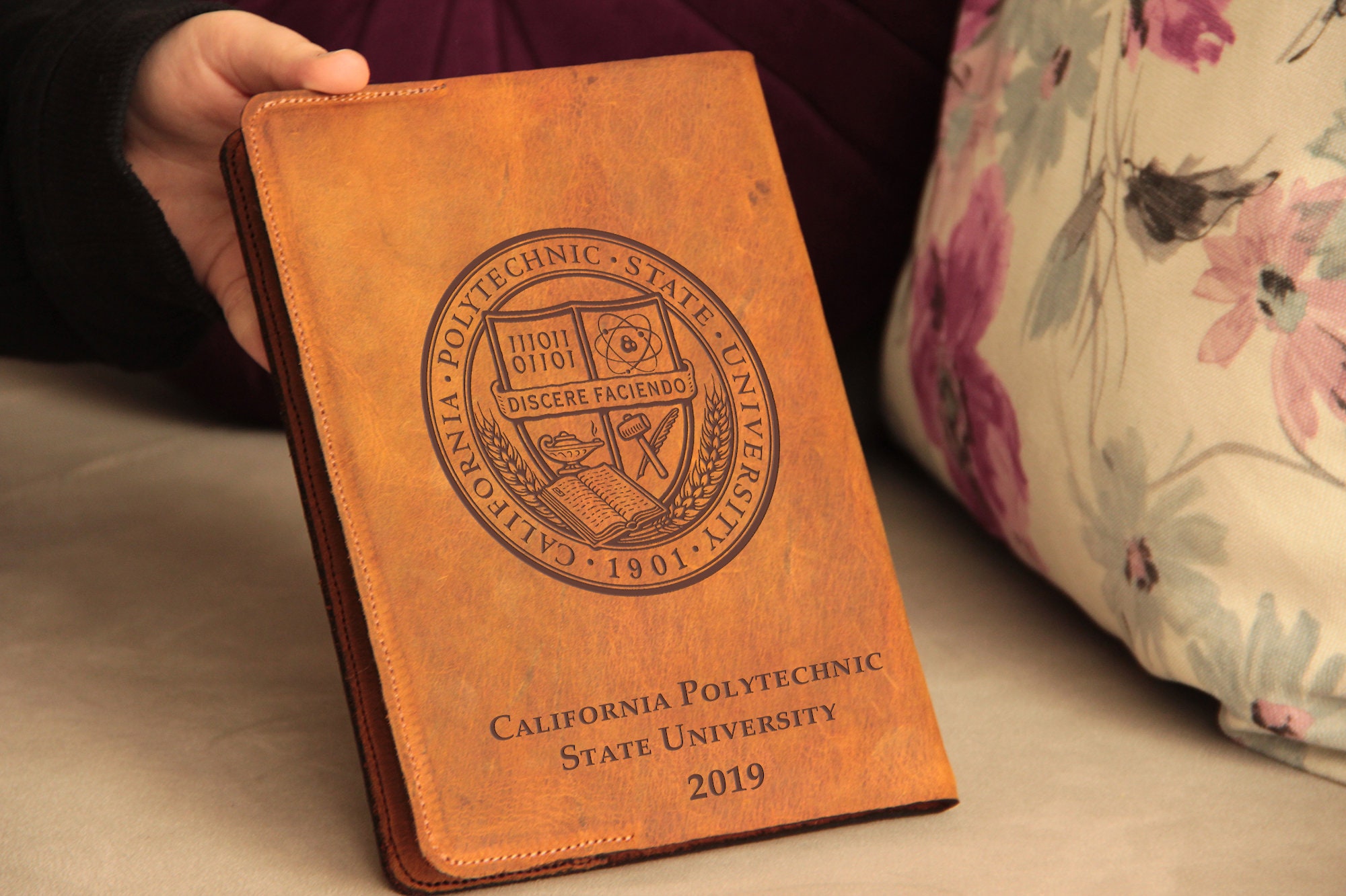 Custom Journal Cover Laser Engraved Genuine Leather Custom Etsy UK