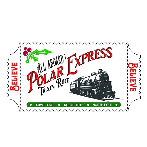 Polar Express Sign Etsy