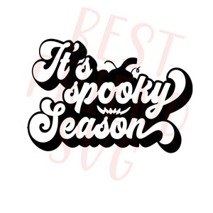 Spooky Season SVG - Retro Svg for Cricut Crafters - Autumn SVG - Halloween Shirt SVG - Spooky Svg