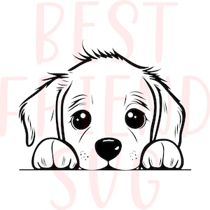Cute dog SVG, Cute Puppy Svg, Png, eps, dxf, silhouette, Cute Dog Clipart, Cute Dog Puppy Svg Files For Cricut,
