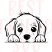 Cute Dog SVG Cute Puppy Svg Png Eps Dxf Silhouette Cute Dog