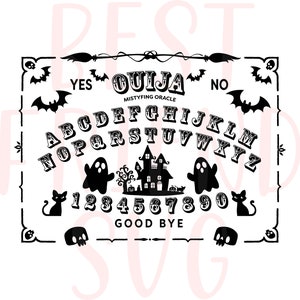 Ouija Board SVG, Ouija Spirit Board Design, Spirit board svg, Ouija SVG, Ouija Game svg, Cut file, Vector, Digital file