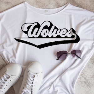 Wolves svg, Wolves Fan svg, dxf, png, eps instant download, Wolves Team svg, Game Day SVG, Cheer SVG, Wolves Mascot svg, Cheer Mom svg