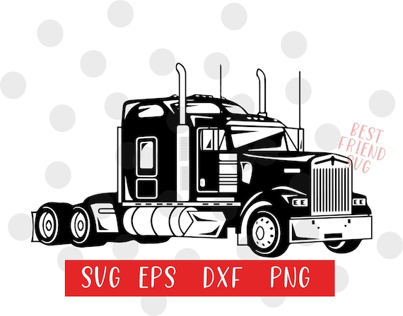 Truck Clipart Truck Driver SVG Truck SVG Trucking Svg 18 | Etsy