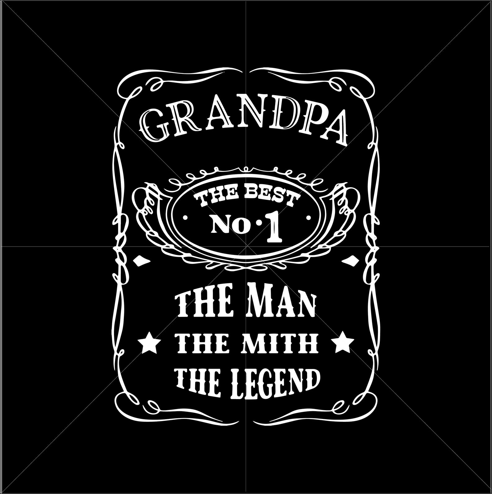 Grandpa the man the myth the legend SVG DIY Father’s day | Etsy