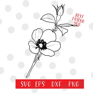 Cherry Blossom SVG file, Cherry Blossom cut file, Tree Branch svg file, Flower svg file, Branch cut file, Sakura svg files, Japanese