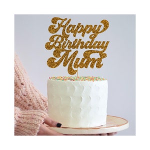 Alles Gute zum Geburtstag Mama Svg, Kuchen Topper Svg, Geburtstag Kuchen Topper SVG, Mama Kuchen Topper Svg, Dxf, Png, Eps herunterladen, Mama Geburtstag Svg, Mama Svg