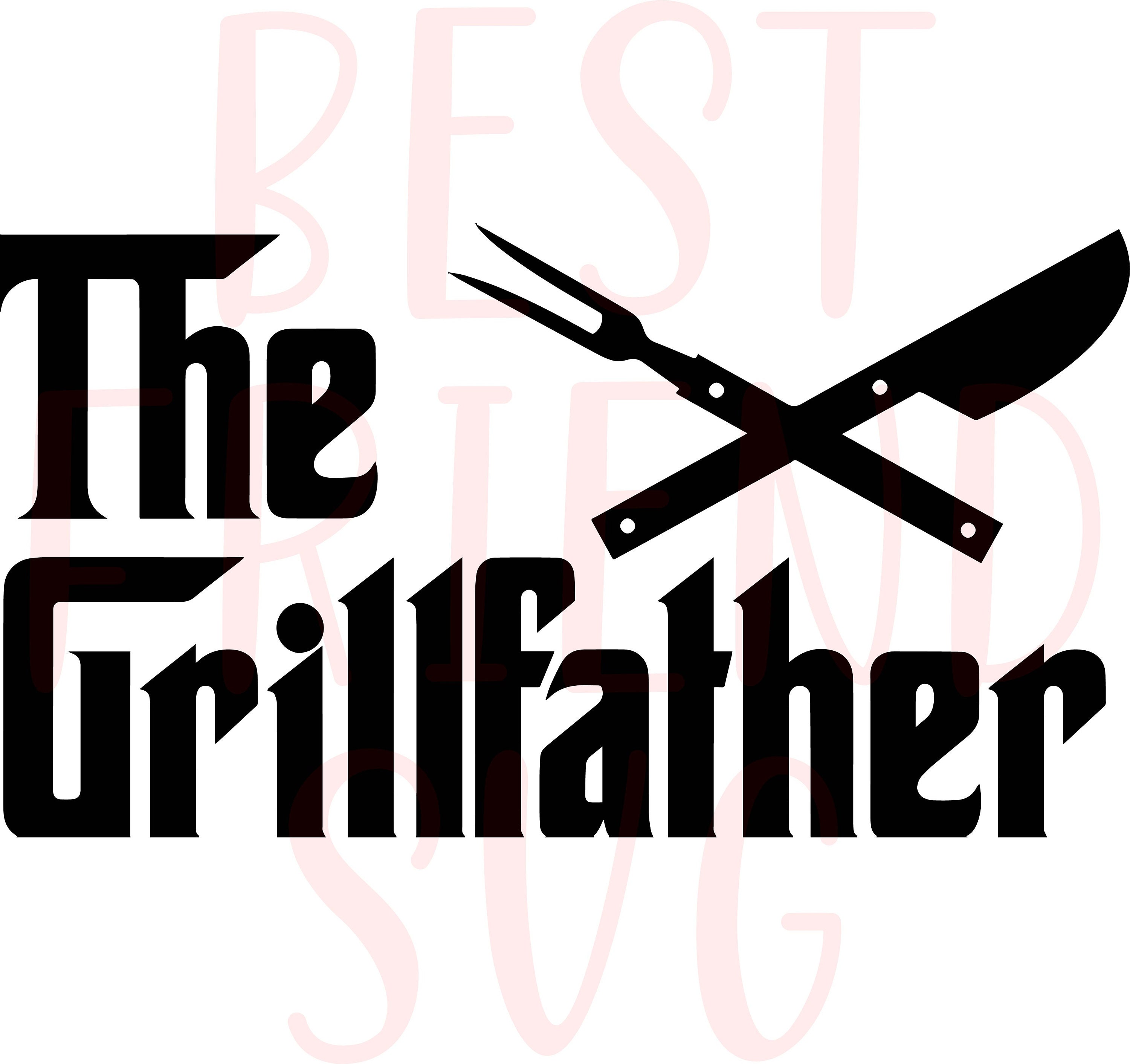 The Grill Father SVG Cut File. Father's Day Gift Barbecue Etsy