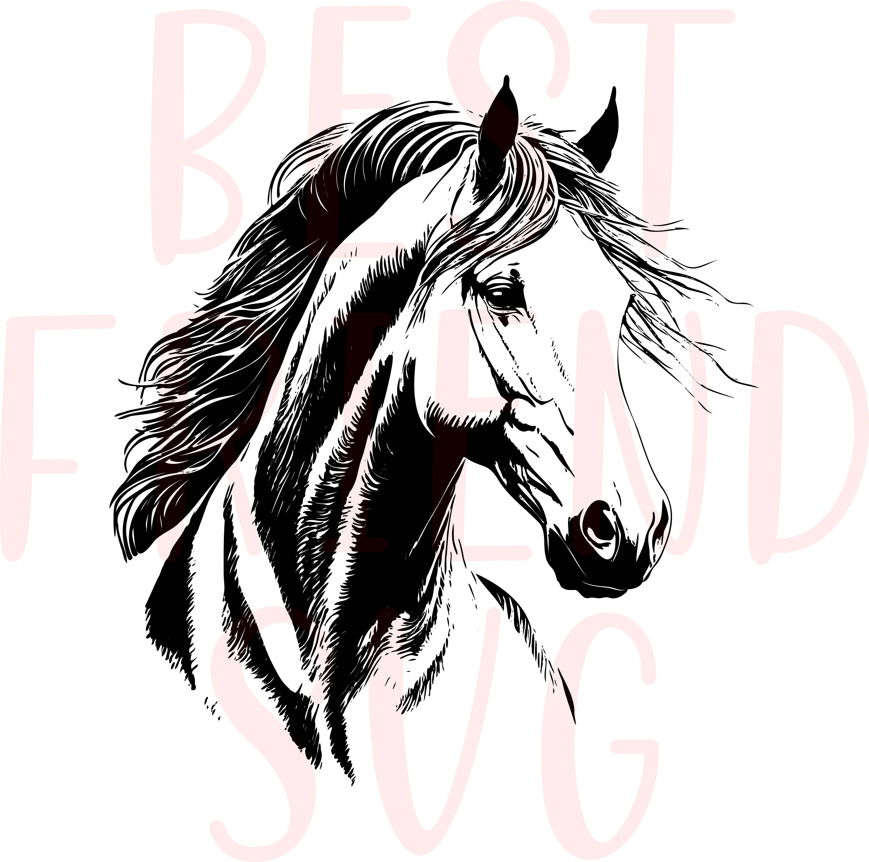 Beautiful Horse Svg File for Cricut and Silhouette Horse SVG - Etsy Canada