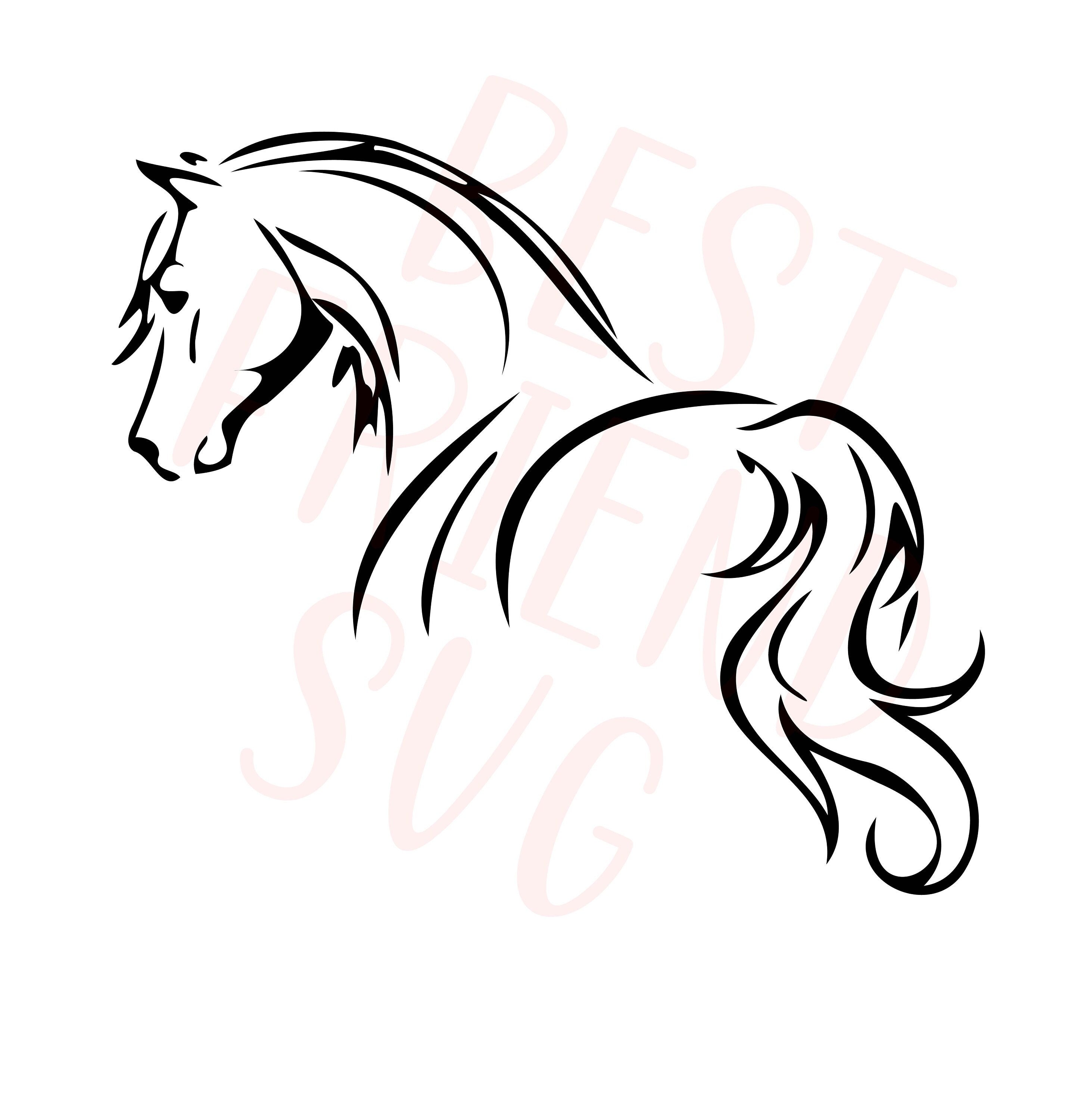 Beautiful Horse Svg File for Cricut and Silhouette Horse SVG - Etsy Canada