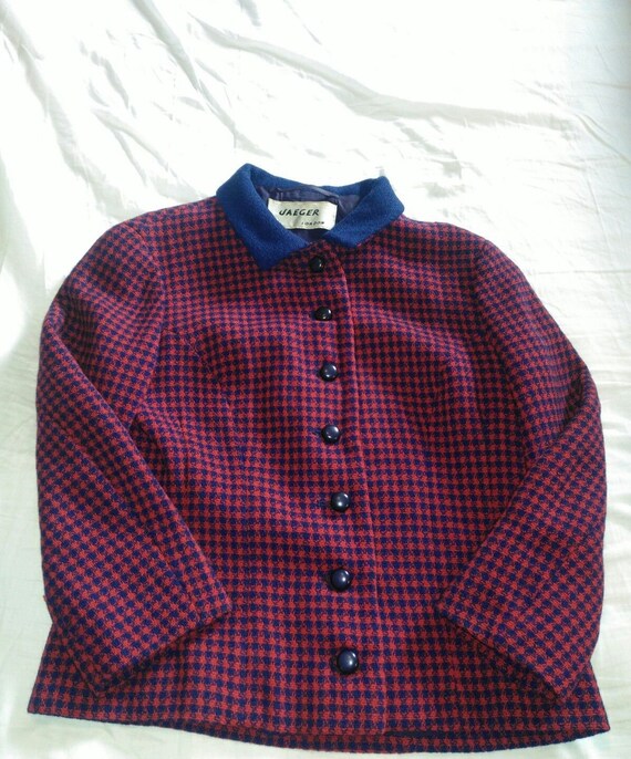 TRUE VINTAGE 1960'S JAEGER jacket size 10 red and navy | Etsy Vintage Jackets & Coats – True Vintage