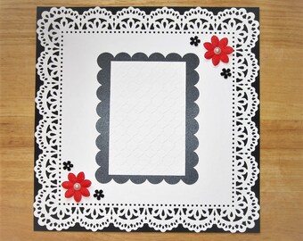 flowers scrapbook page girl scrapbook layout 12 x 12 etsy wedding scrapbook template