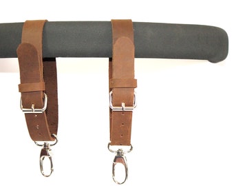 Leather straps for the  bag