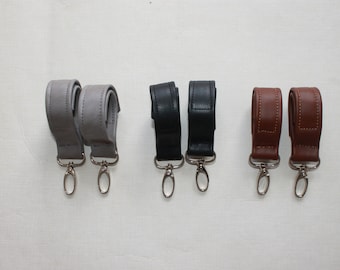 Leather straps for the  bag