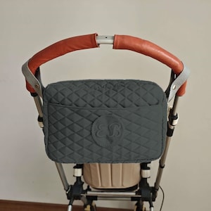 Gesteppte  Kinderwagentasche ,passt für alle Kinderwagen! aus Wasserdichtem Stoff