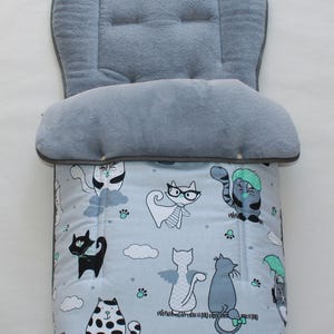 Footmuff for  &quot; Emmaljunga &quot;,Free choice from 210 fabric patterns available!