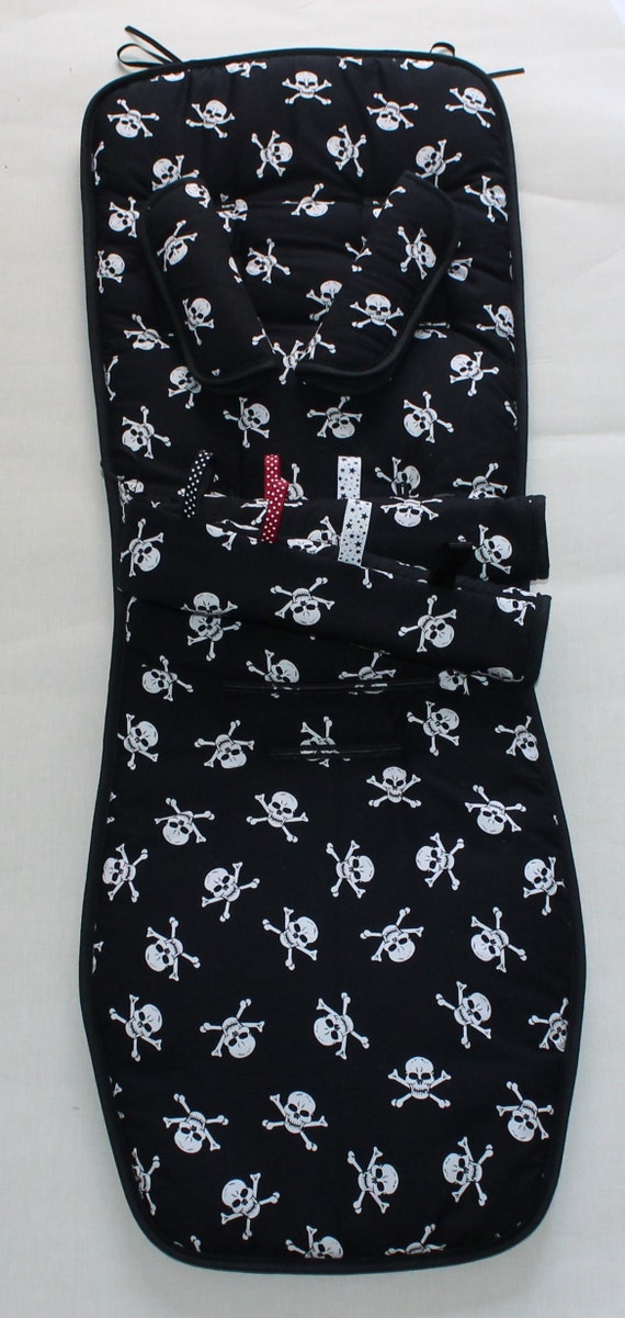 Stroller liner shoulder pads and bar cover custom made for