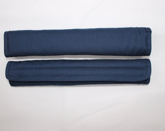 Coprimanubrio per passeggino, blu scuro, cotone