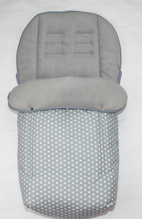 joie footmuff grey