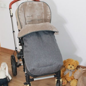 Wasserdicht ! Fußsack für Kinderwagen: Joie, Quinny,Mountain,TFK,Gesslein,Maxi-Cosi, Peg Perego,My unior Vita,Maclaren,Moon,Gesslein