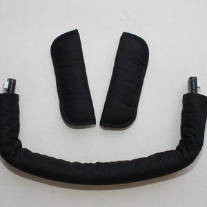 Wasserdicht !Bügelbezug mit Gurtpolstern für den  Hauck Buggy Runner