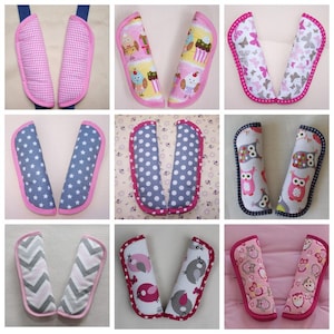 Stroller shoulder pads