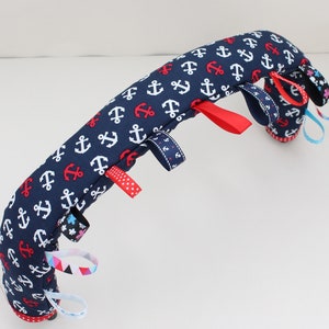 Capa de barra de segurança com etiquetas, feita sob medida para: Quinny, Joie, Mountain, Joolz, ABC, Valco, Peg Perego, Cybex, Buggy, Emmaljunga, Baby Jogger, Britax