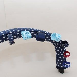 Funda para la barra de cochecito ,Quinny,Joie,Mountain,Joolz,ABC ,Valco,Peg Perego,Cybex,Bugaboo,Emmaljunga,Baby Jogger, Britax