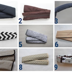 Bügelbezug mit Bändchen ,Lieferbar für: Quinny,Joie,Mountain,Joolz,ABC ,Valco,Peg Perego,Cybex,Bugaboo,Emmaljunga,Baby Jogger, Britax