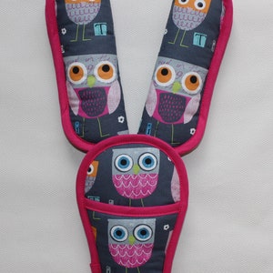Stroller shoulder pads + Crotch cover