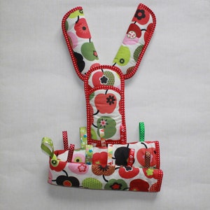 Capa de barra de segurança, capa de virilha e ombreiras para Buggy, Joolz, Joie, Britax, Quinny, Cybex, ABC, Uppababy vista, Icandy, Emmaljunga, Baby Jogger,