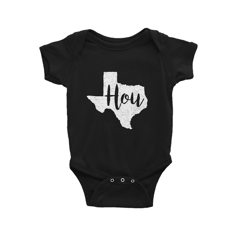 Houston One Piece Texas Bodysuit Hou Baby Shower Gift Etsy