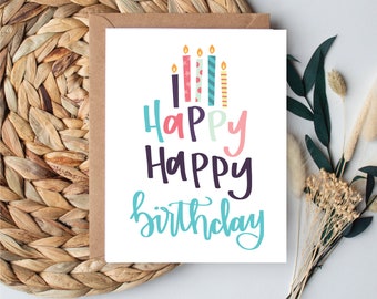 Happy Birthday Greeting Card