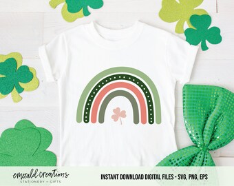 Dzień Świętego Patryka SVG, Dzień Świętego Patryka PNG, Irlandzka tęcza, Irlandzka koszula, Koszulka na Dzień Świętego Patryka, Dzień Świętego Patryka, Cricut, Sylwetka