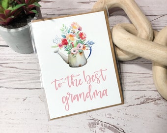 To The Best Grandma Greeting Card