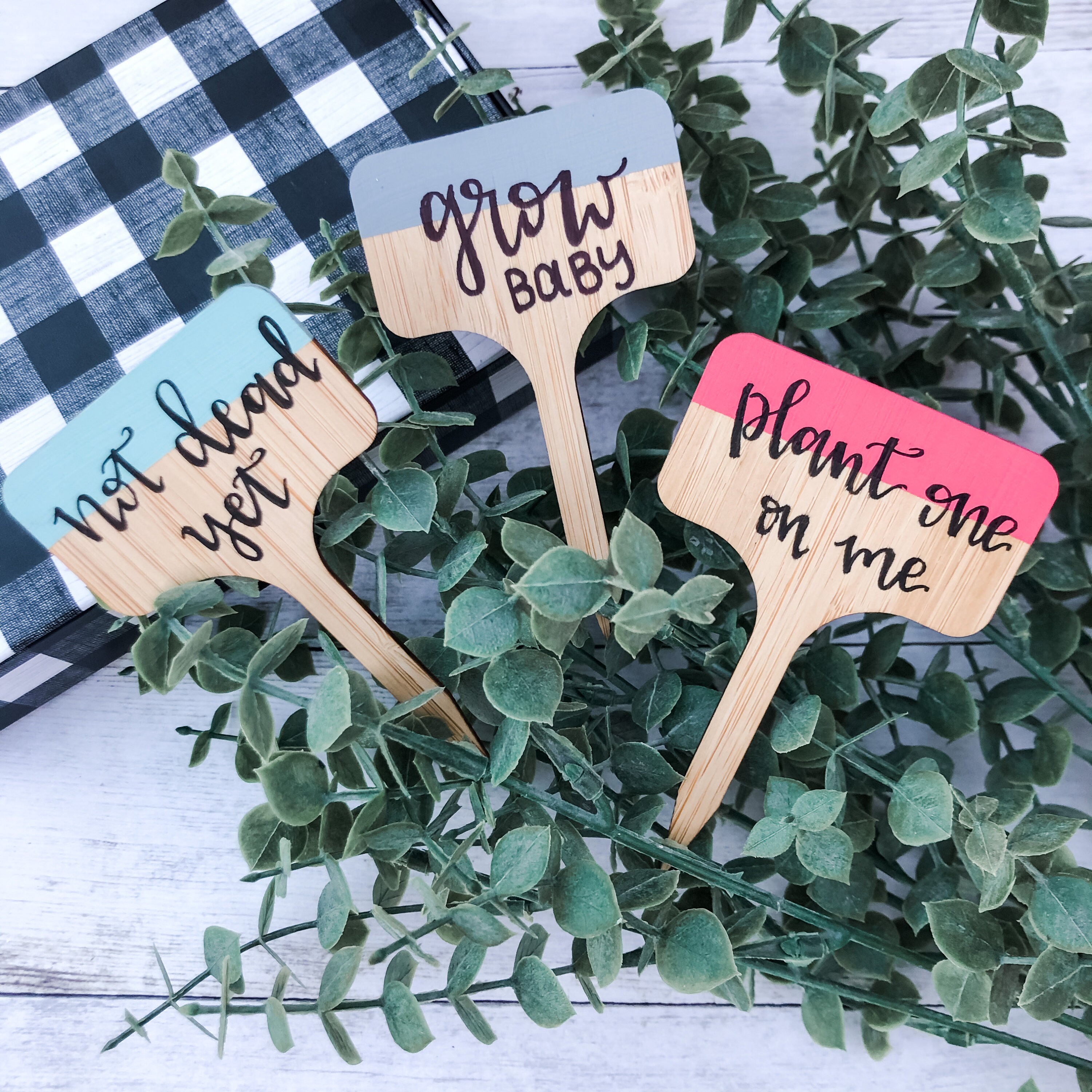 Plant Tags Plant Marker Plant Gift Nature Lover Etsy