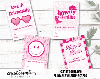 Preppy Valentine Cards/Printable Valentine Cards/Preppy Cards