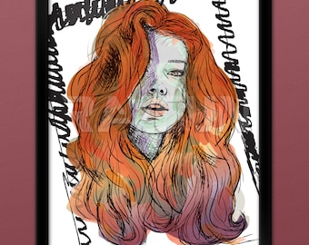 RedHead Art Print