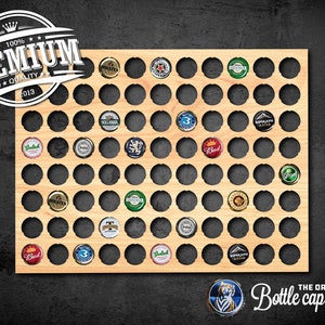 Wyoming Bottlecap Map Décoration murale
