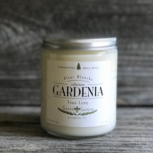 gardenia candle, love candle soy candles, soy candles handmade, soy candles 8 oz, organic soy candles, organic candles,homemade soy candles image 2