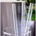 10' reusable eco-friendly glass straw. Singles or sets available. 