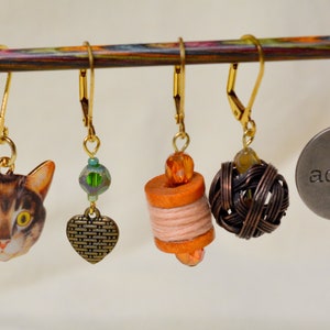 Feline Fine Stitch Markers