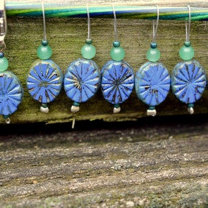 Once in a Blue Moon Knitting Stitch Markers